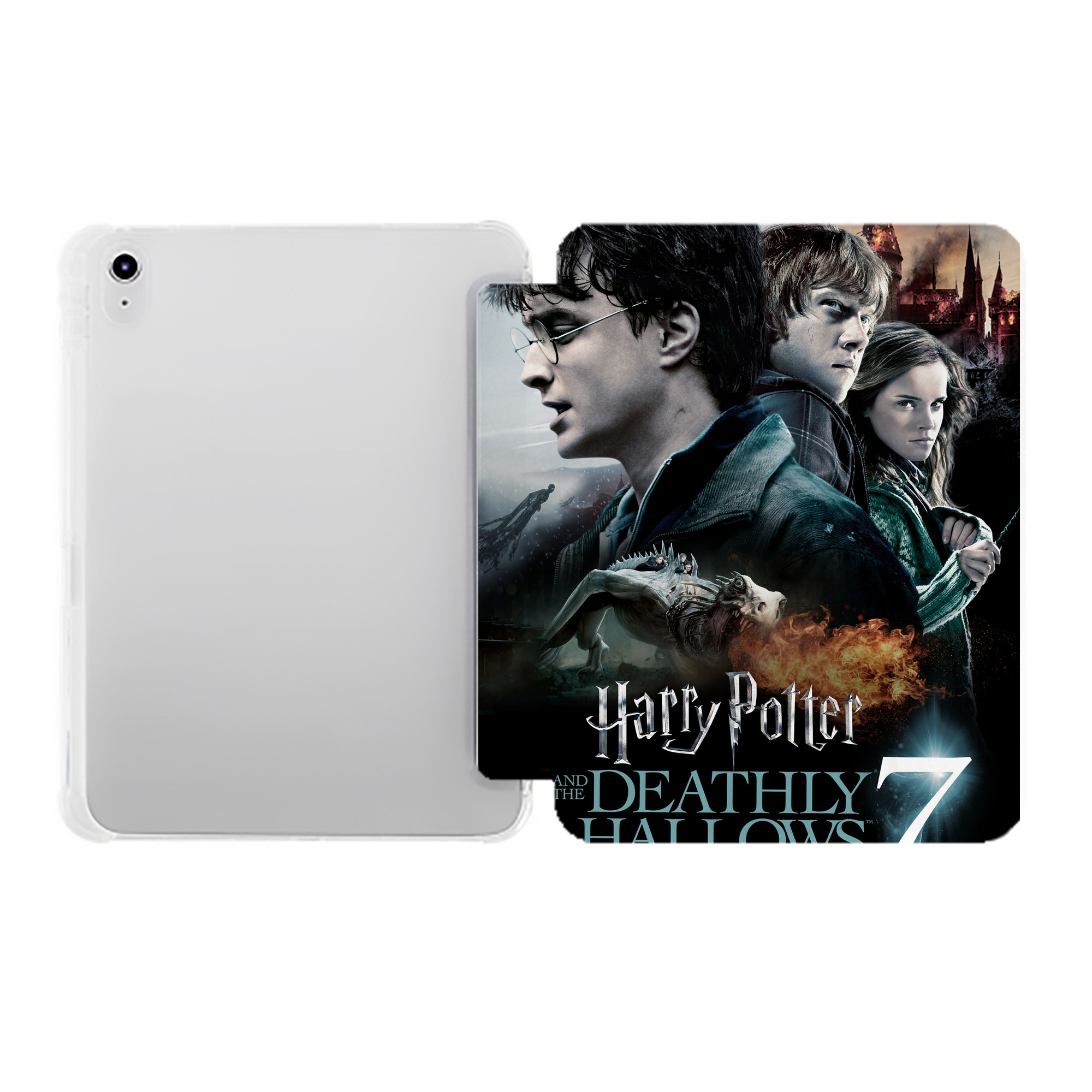 （画像用） Harry Potter ハリー・ポッターシリーズ IPad ケース ペン収納付き 三つ折りスタンド PUレザー×シリコン 対応機種9.5/10.5/10.9インチ